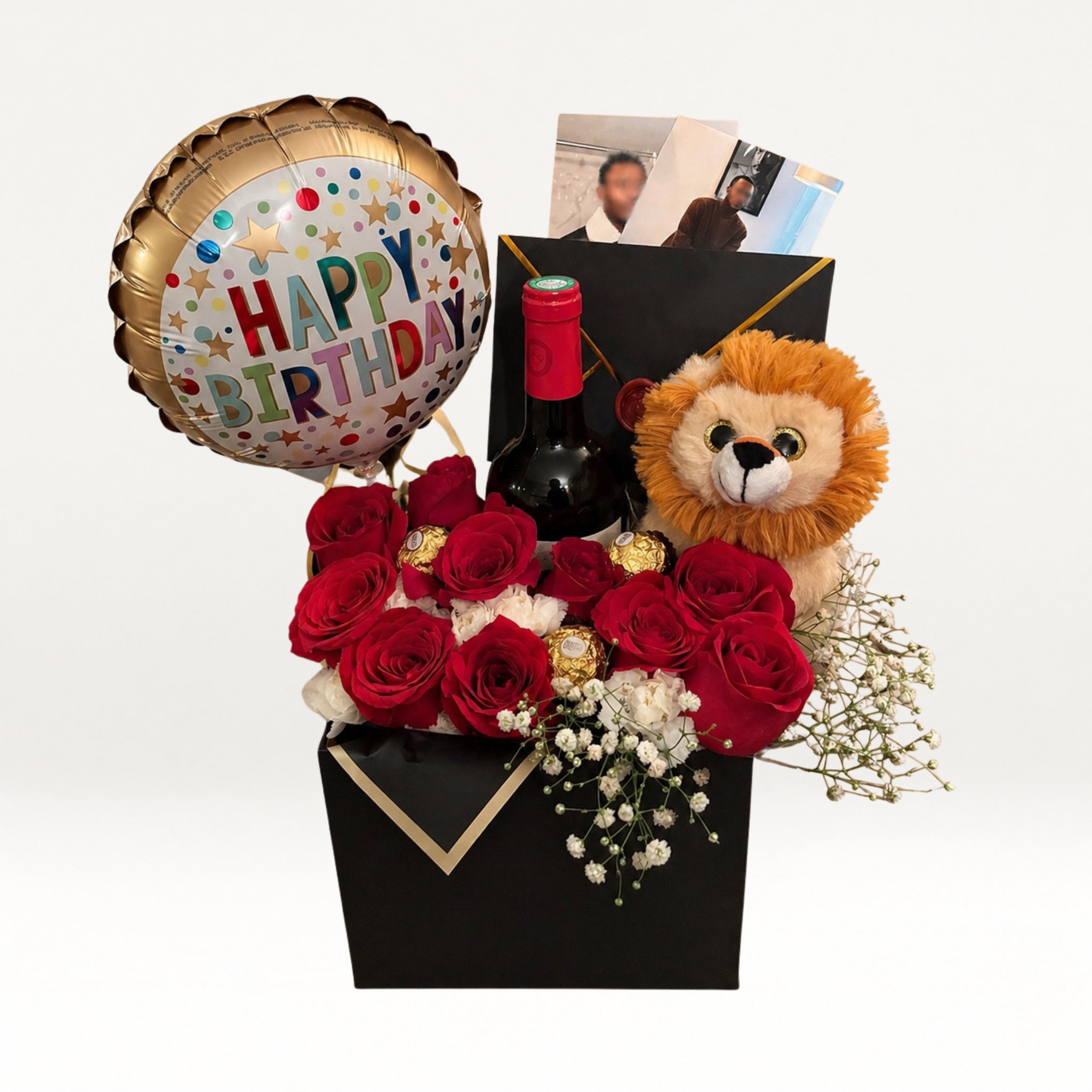 Coffret Roses & Vin