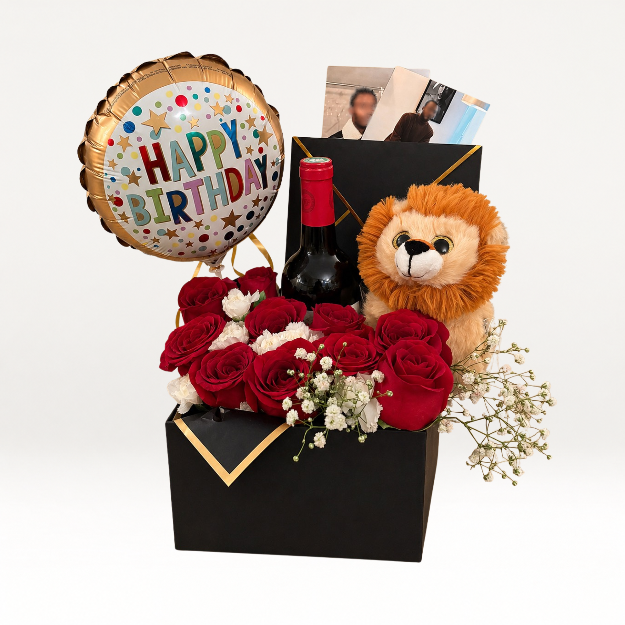Coffret Roses & Vin